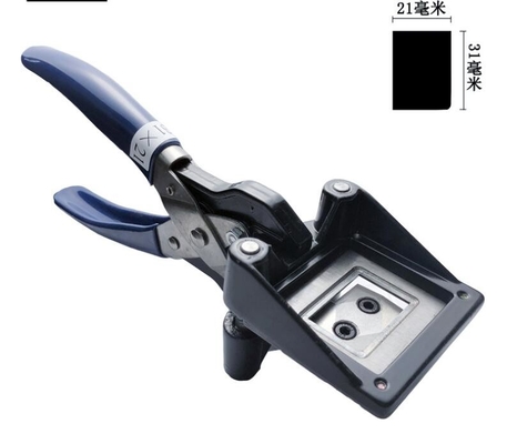 China 21x31mm Hand Photo Cutter Puncher Card Cutting Machine Aluminium Alloy supplier
